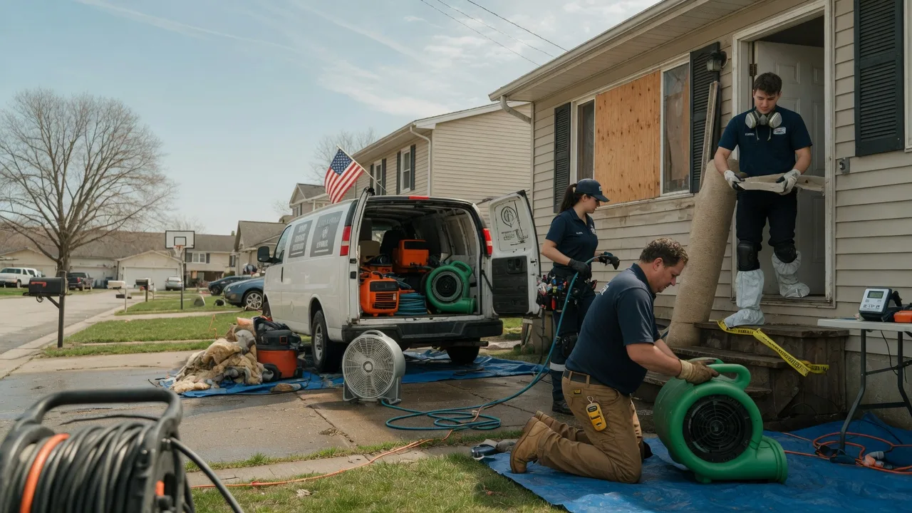 Water Damage Restoration in Hooversville, PA near me